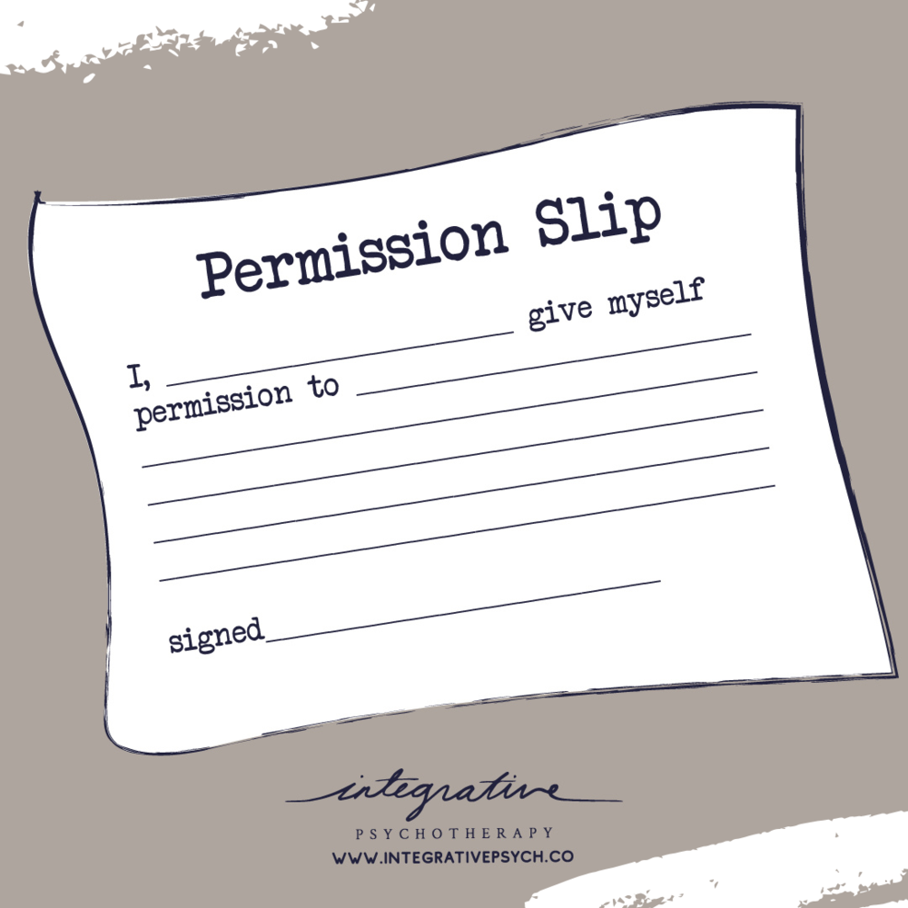 Lesson 14 Tool: The Permission Slip