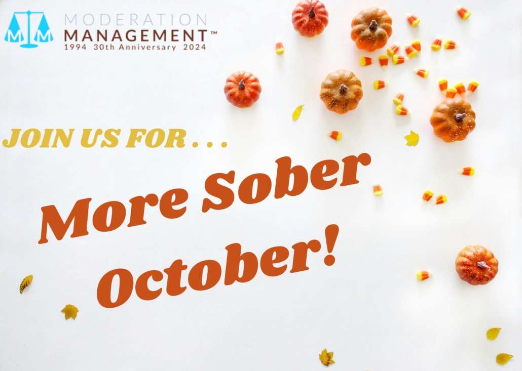 More Sober October mindful drinking journey